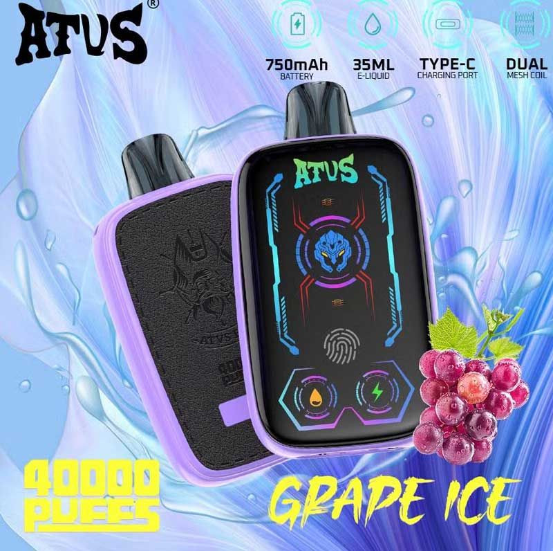 ATVS Bar 40000 Puffs 35ml Liquid Dual Mesh Coil Disposables