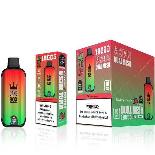 Bang Box 18000 Puffs Mesh Coil 0%2%3%5% Nicotine Rechargeable E-cigarette Disposable Vape