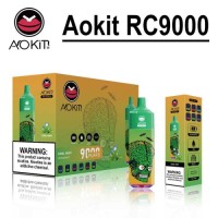 Aokit RC 9000 Puffs RGB Light mesh coil 0%2%3%5% nicotine disposable vape