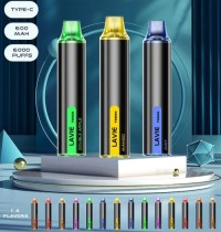 Lavie Torch 6000 Puffs 0%2%3%5% nicotine mesh coil original disposable vape