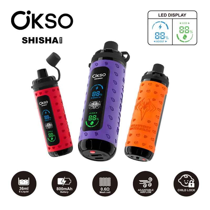 Elf Box Okso Shisha Max 40000 Puffs Disposable Vape